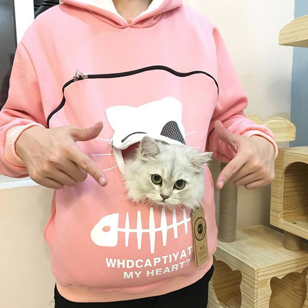 Animal Pouch Hood Tops Carry Cat Tops