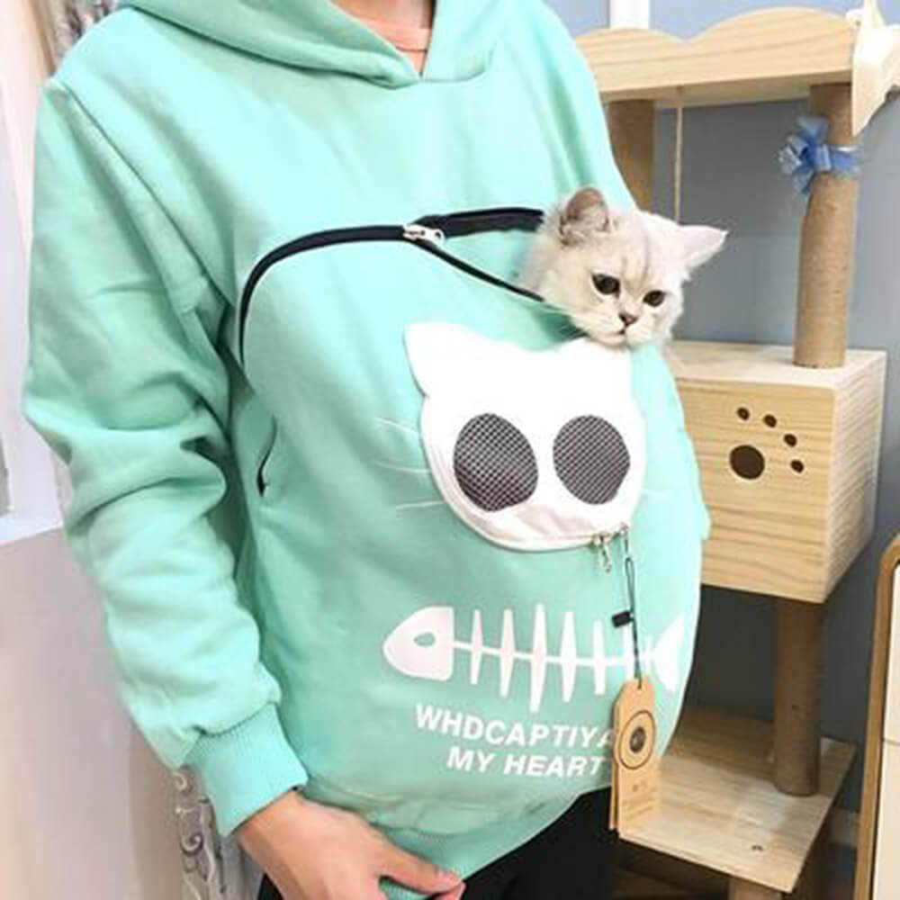 Animal Pouch Hood Tops Carry Cat Tops