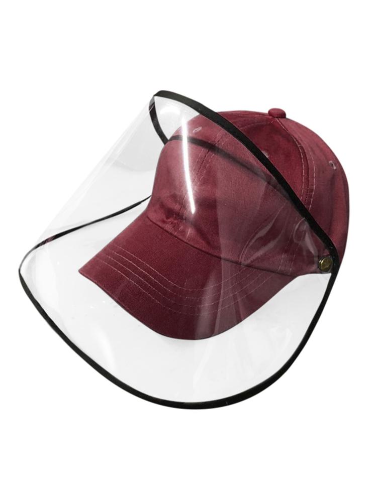 Anti-spitting Protective Hat Dustproof Cover Peaked Cap Hat Adjustable Size