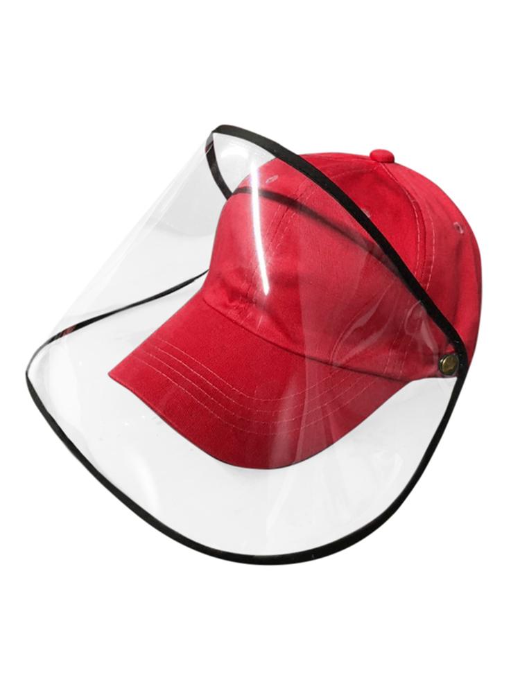 Anti-spitting Protective Hat Dustproof Cover Peaked Cap Hat Adjustable Size