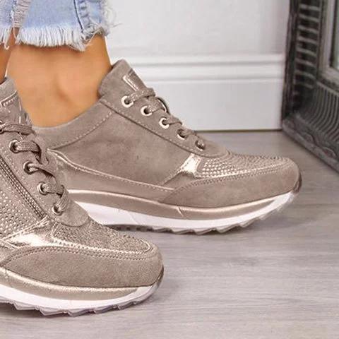 All Season Faux Leather Sneakers